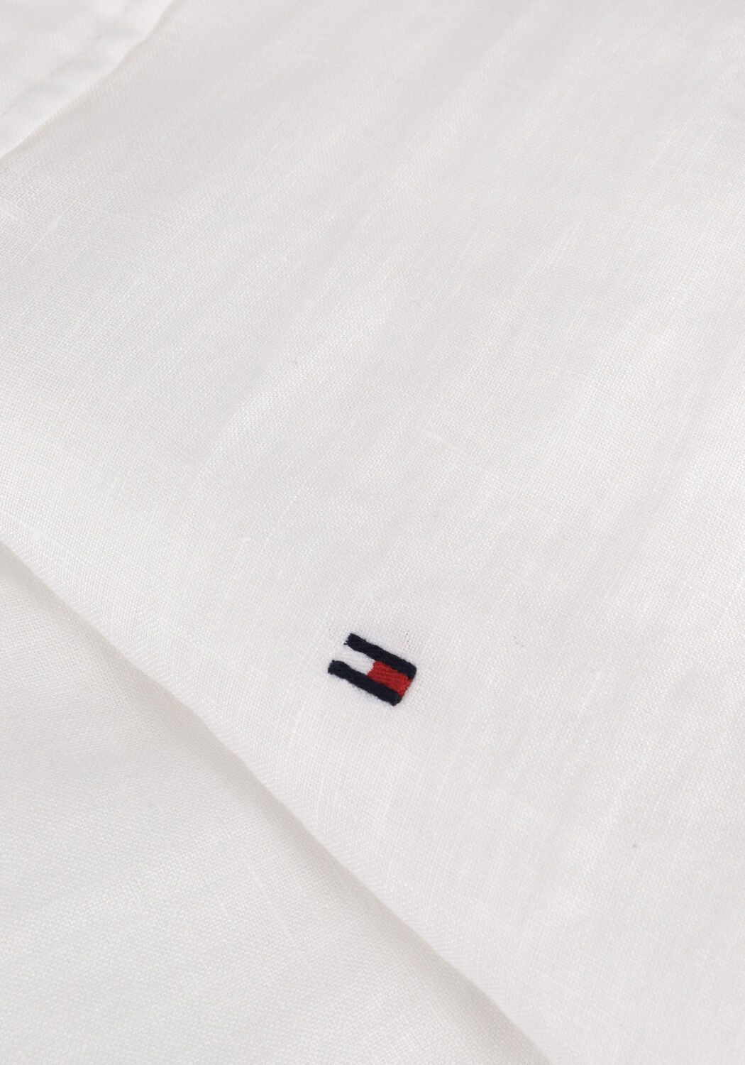 Wei&szlig;e TOMMY HILFIGER Casual-Oberhemd PIGMENT DYED LI SF SHIRT S/S - large