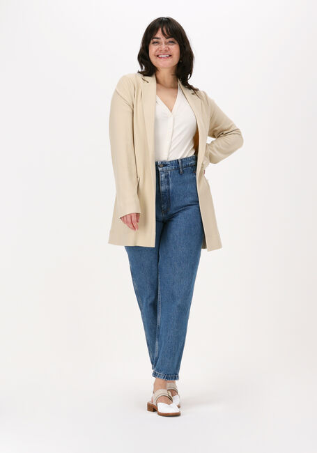 Ecru VANILIA Strickjacke PETITE RIB CARDI - large