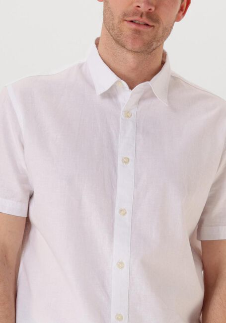 Weiße SELECTED HOMME Casual-Oberhemd SLHREG-SUN SHIRT SS NOOS - large