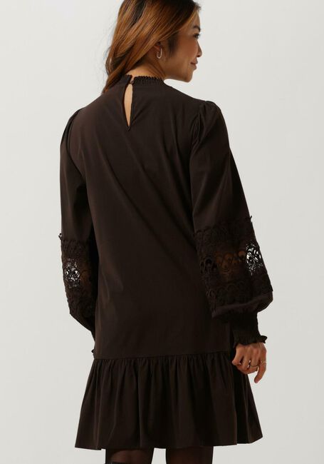 Braune NEO NOIR Minikleid KATJA EMBROIDERY DRESS - large