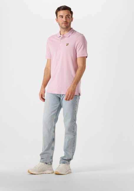 Hell-Pink LYLE & SCOTT Polo-Shirt PLAIN POLO SHIRT - large