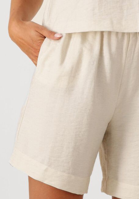 Ecru MSCH COPENHAGEN Kurze Hose MSCHDISA HW SHORTS - large