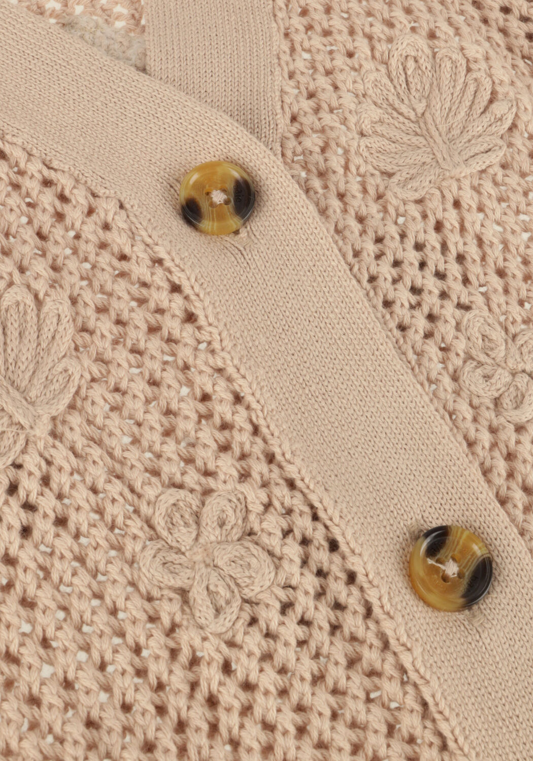 Beige BAJE STUDIO Strickjacke SIA - large