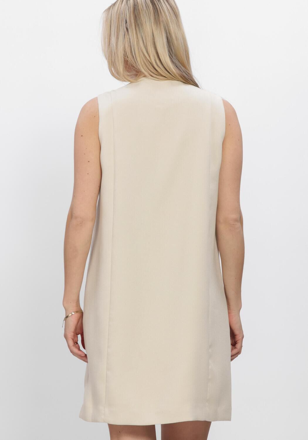 Creme MSCH COPENHAGEN Kleider MSCHESTERIANE SL DRESS - large
