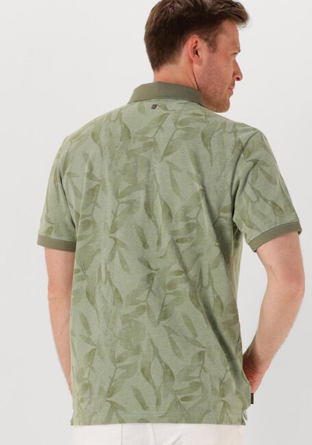 Grüne PME LEGEND Polo-Shirt TWO TONE PIQUE PRINTED - large