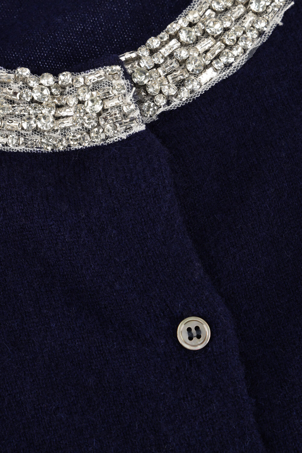 Dunkelblau JANICE Strickjacke MOON - large