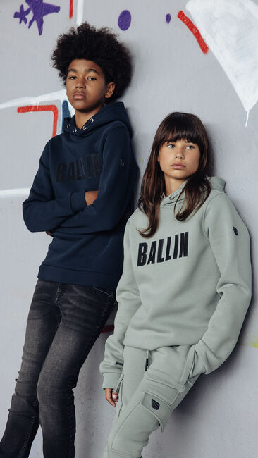 Blaue BALLIN Pullover 037308 - large