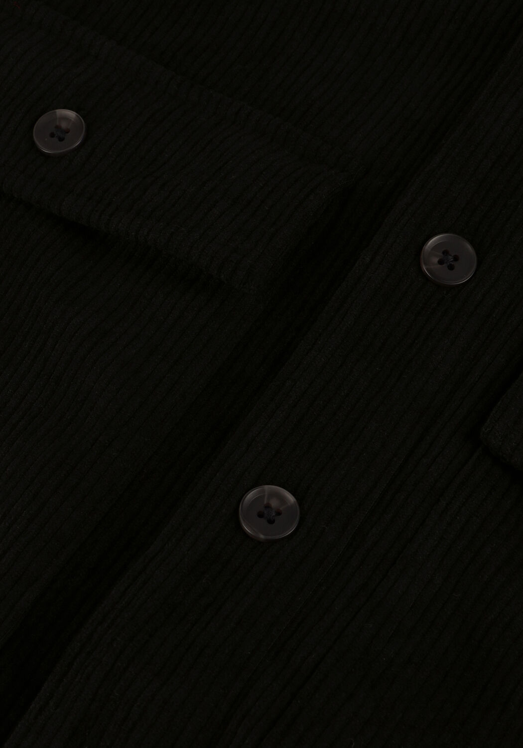 Schwarze COLOURFUL REBEL Overshirt LOGAN CORDUROY SHIRT - large