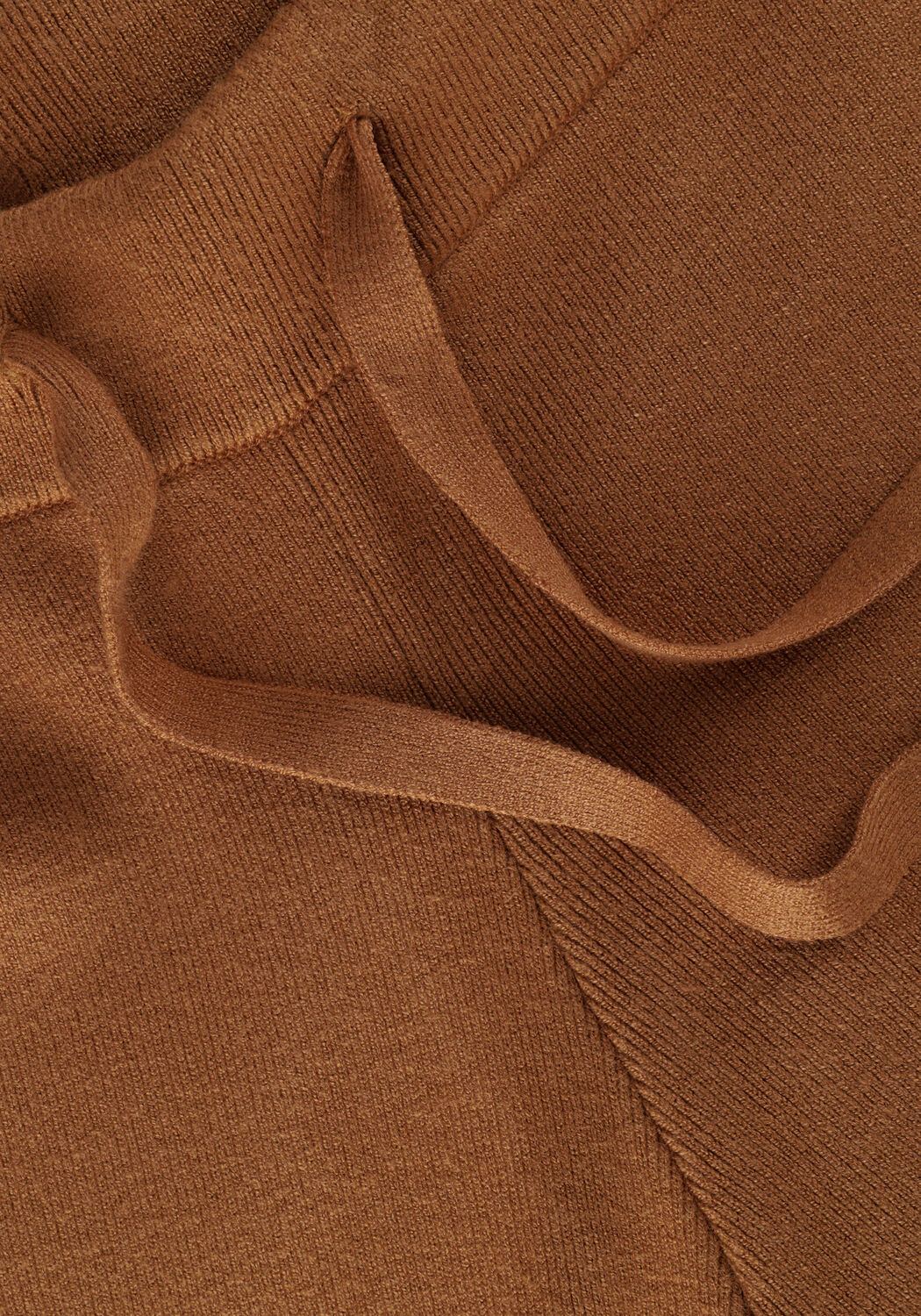 Camelfarbene PENN & INK Schlaghose TROUSERS JOG - large