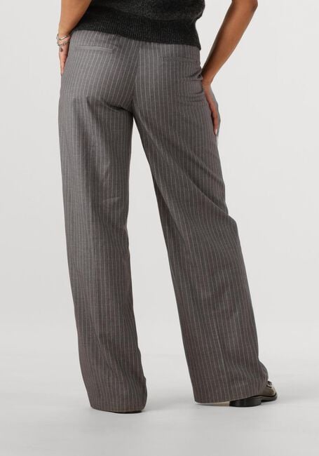 Graue ANOTHER LABEL Hose MOORE PLEATED PIN STRIPE PANTS - large