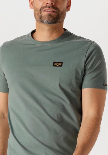 Grüne PME LEGEND T-shirt SHORT SLEEVE R-NECK GUYVER TEE - large