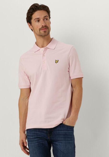 Hell-Pink LYLE & SCOTT Polo-Shirt PLAIN POLO SHIRT - large