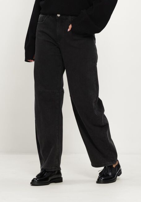 Schwarze SIMPLE Straight leg jeans WV-CO-EA-DEN-26-3 - large