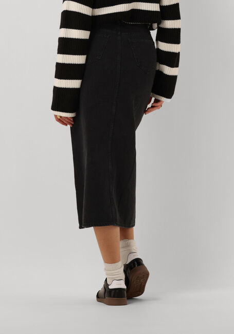 Schwarze CO'COUTURE Midirock VIKA SLIT DEMIN SKIRT - large
