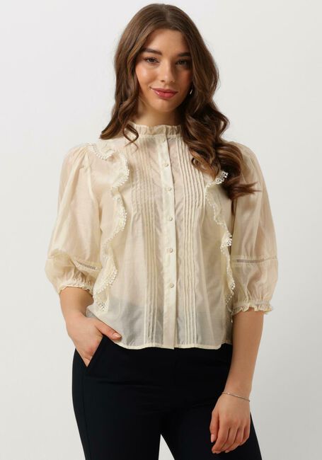 Ecru LOLLYS LAUNDRY Blusen VIDALL SHIRT 3/4 - large