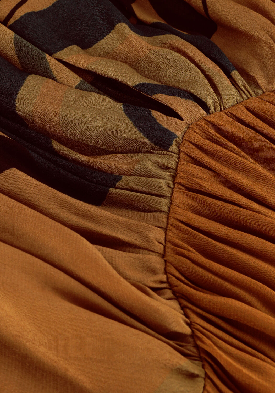 Braune MES DEMOISELLES Maxikleid MUSE - large