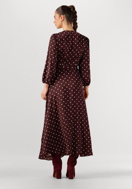 Bordeaux NEO NOIR Midikleid MALINGA DOT DRESS - large