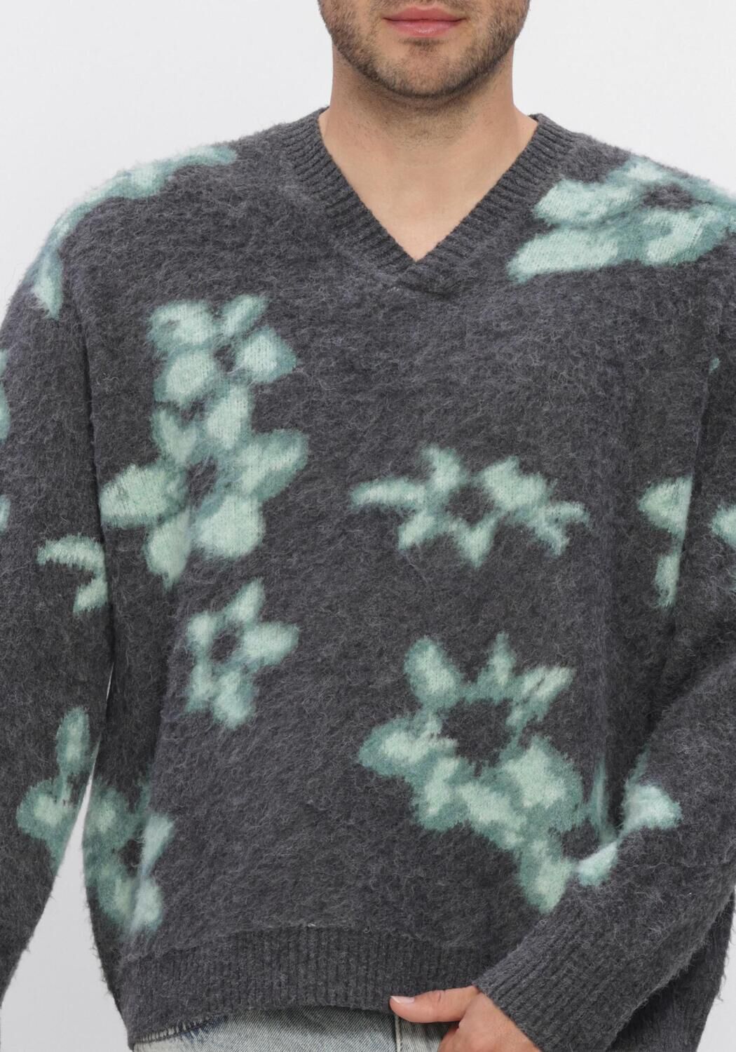 Dunkelgrau DSTREZZED Pullover DS_SAM V-NECK - large