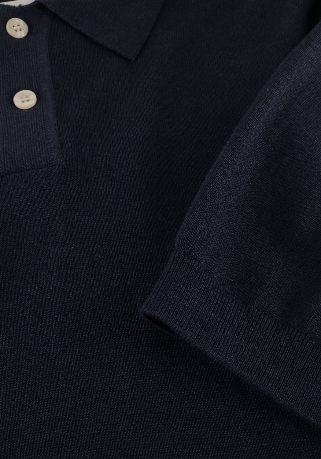 Dunkelblau FOR&Eacute;T Polo-Shirt SEA COTTON LINEN SS POLO - large