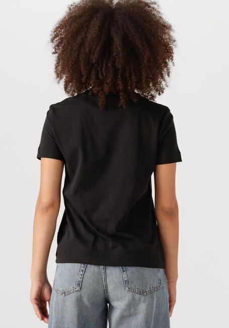 Schwarze CALVIN KLEIN T-shirt CORE MONOGRAM LOGO REGULAR FIT - large