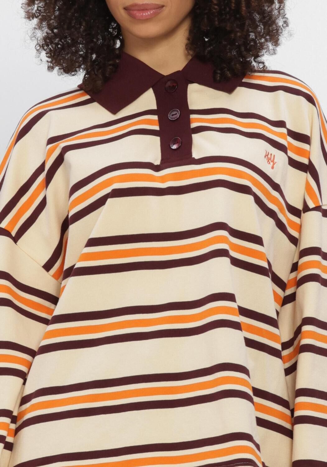 Creme HARPER & YVE Polo-Shirt POLLIE-JU - large