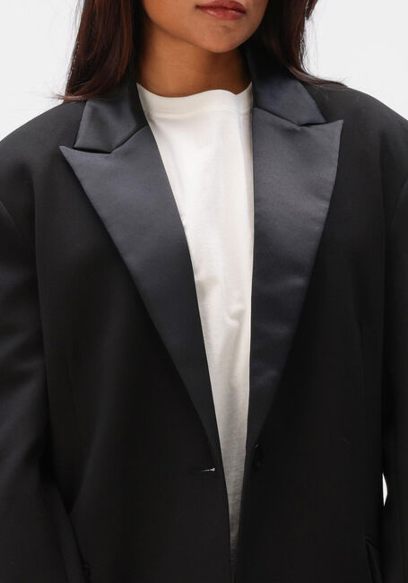 Schwarze ALIX THE LABEL Blazer LADIES WOVEN OVERSIZED MIX BLAZER - large