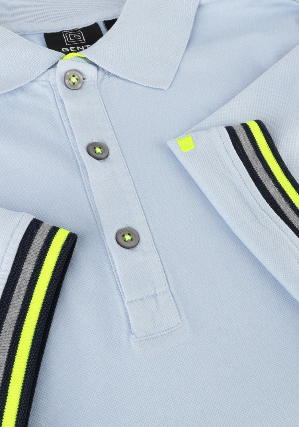 Hellblau GENTI Polo-Shirt J9033-1212 - large