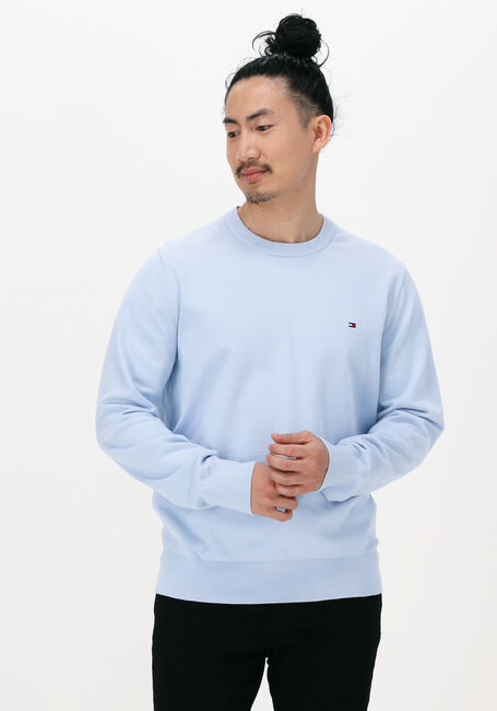 Hellblau TOMMY HILFIGER Pullover 1985 CREW NECK SWEATER - large