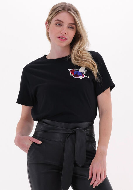 Schwarze IRO T-shirt WOLONI - large