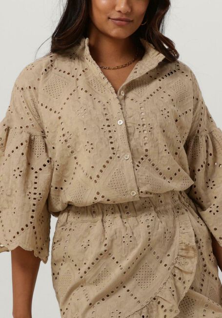 Beige AMAYA AMSTERDAM Blusen JAGGER BLOUSE - large
