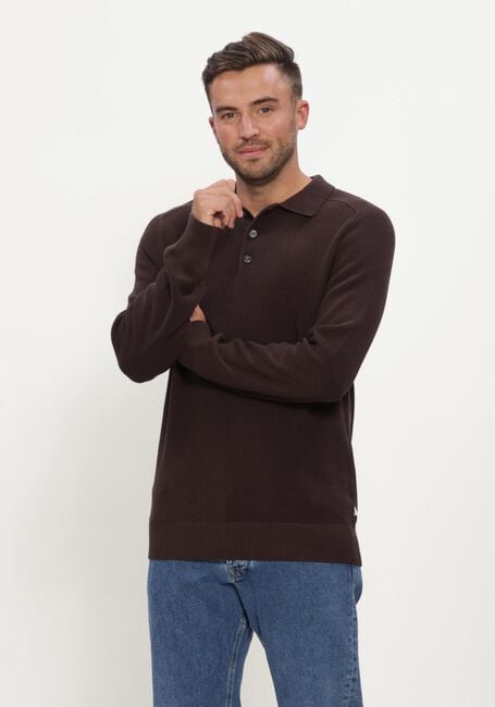 Braune JC RAGS Pullover POLO LONG SLEEVE EWALD - large