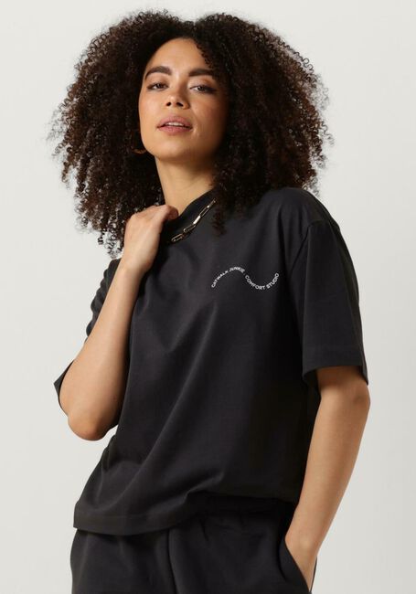 Schwarze CATWALK JUNKIE T-shirt TS SLOW DOWN - large