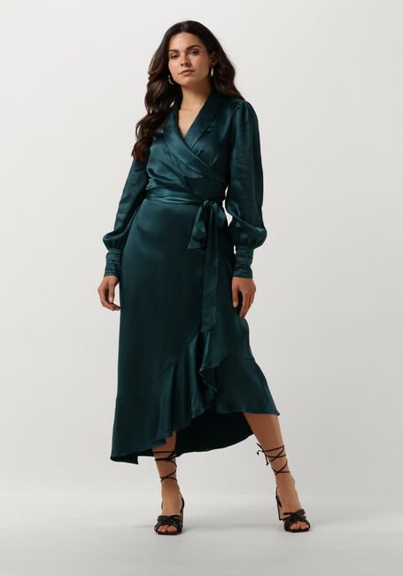Blaue NOTRE-V Midikleid NV-DORISSA SATIN DRESS - large