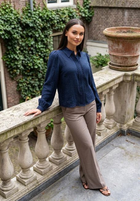 Dunkelblau CO'COUTURE Top TASSY LACE SHIRT - large