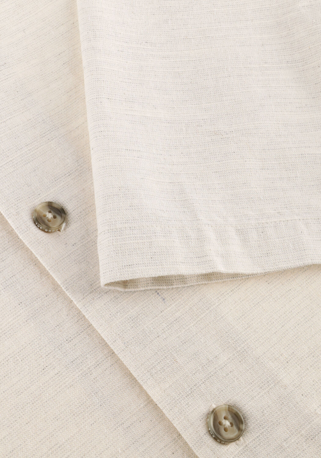 Ecru THE GOODPEOPLE Casual-Oberhemd SLIN - large