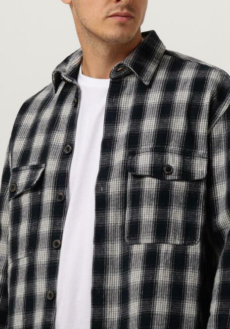 Dunkelblau SELECTED HOMME Overshirt SLHLOOSEMASON-FLANNEL OVERSHIRT W NOOS - large