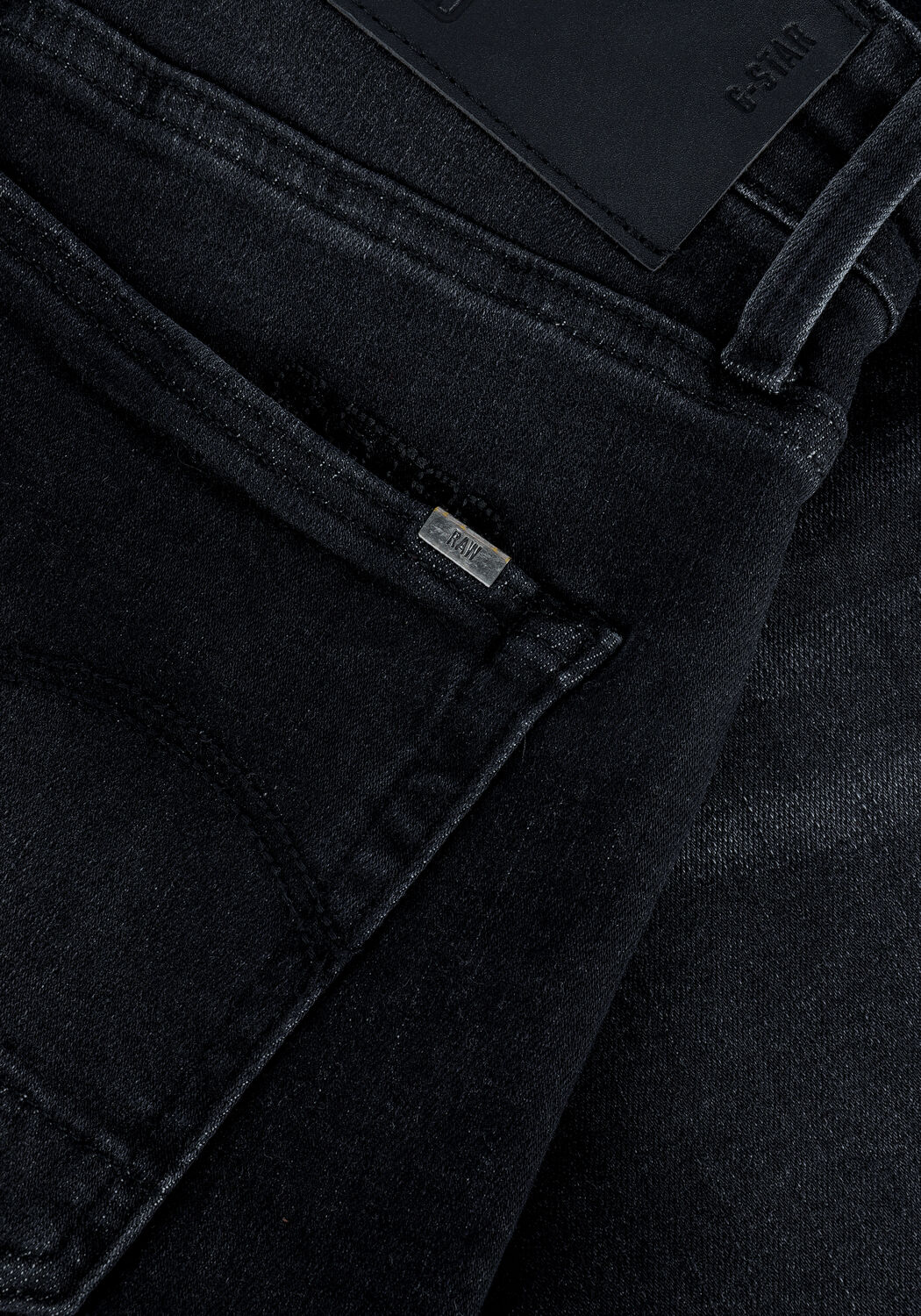 Schwarze G-STAR RAW Kurze Hosen 3301 SLIM SHORT - large