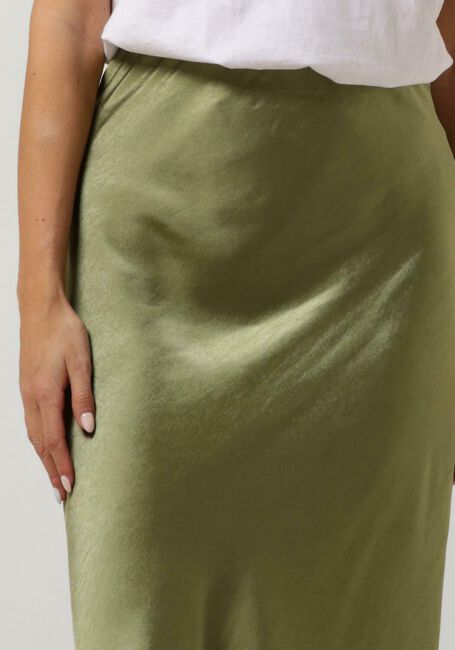 Grüne NOTRE-V Midirock SATIN SKIRT - large