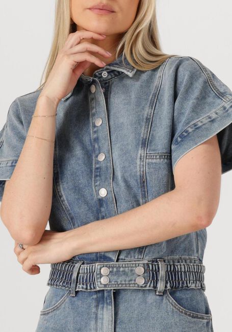Blaue ROUGE EDIT Jumpsuit ROUJOLIE 2/4 DENIM PLAYSUIT - large