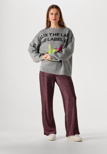Graue ALIX THE LABEL Pullover LADIES KNITTED ALIX THE LABEL PULLOVER - large