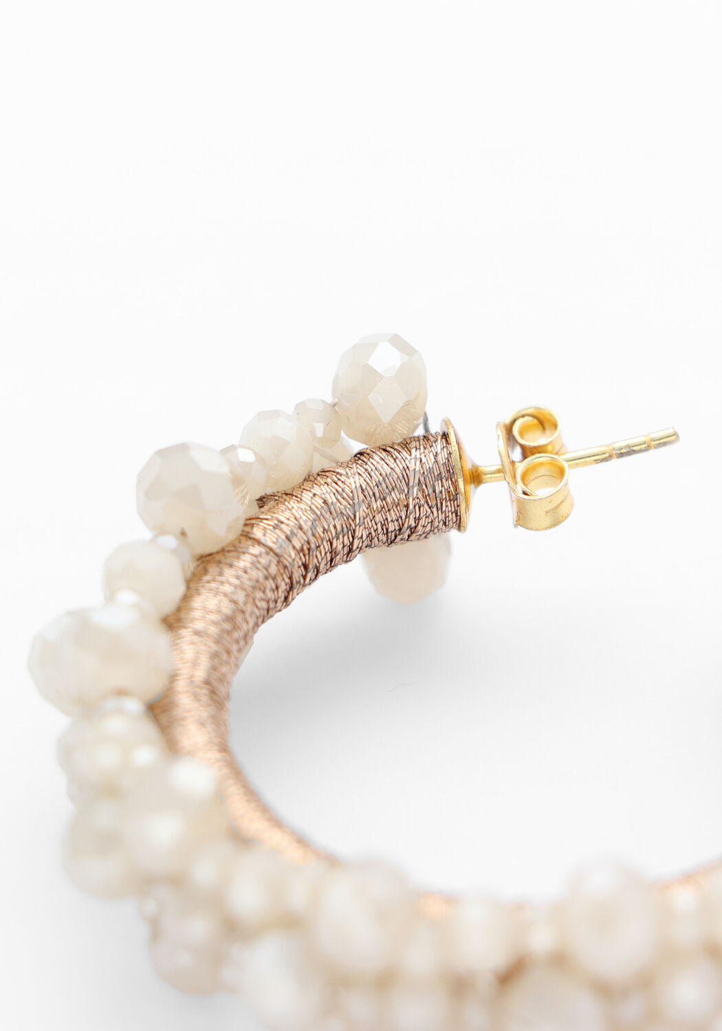 Goldfarbig LOTT. GIOIELLI Ohrringe URCHIN CREOLE - large