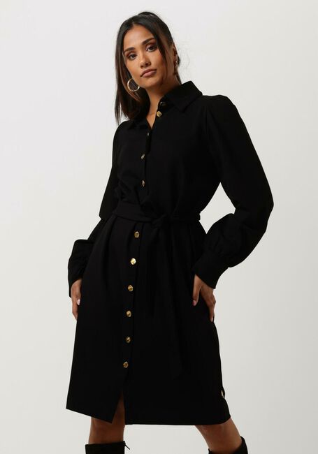 Schwarze JANSEN AMSTERDAM Midikleid PILAR - large