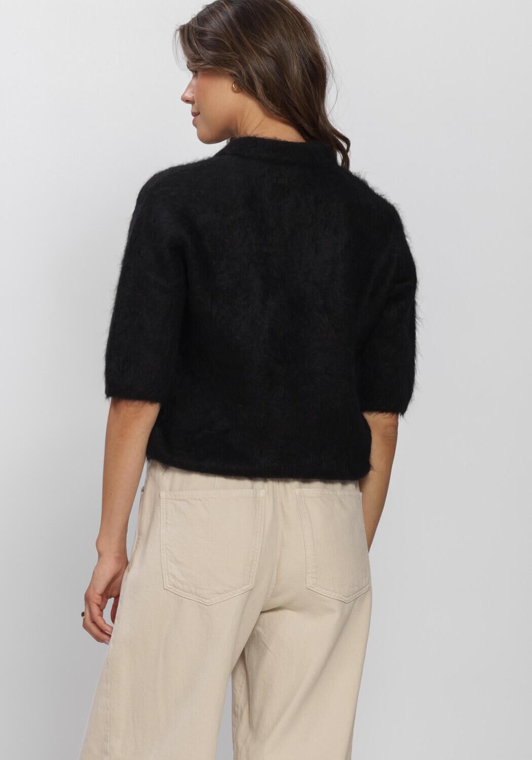 Schwarze KNIT-TED Tops & T-shirts SHERMAN TOP - large