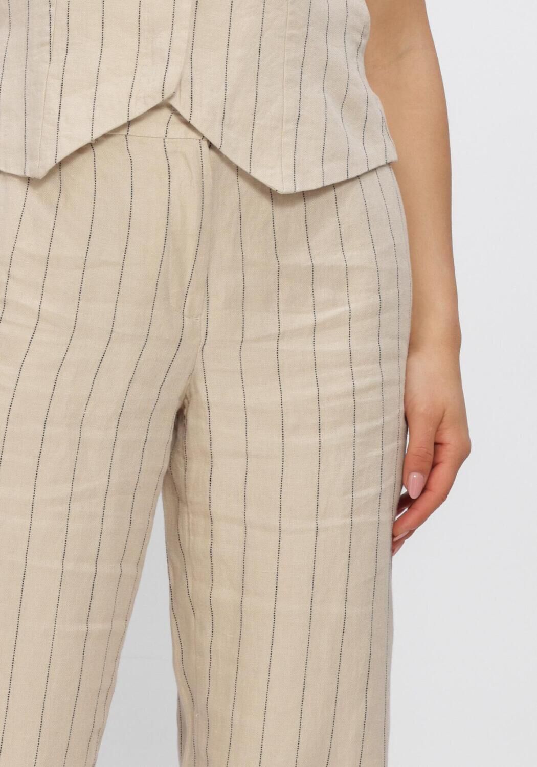 Sand MSCH COPENHAGEN Hosen MSCHCLARITTE PANTS STP - large