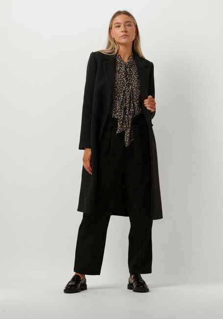 Schwarze SCOTCH & SODA Mäntel CLASSIC WOOL BLEND TAILORED COAT - large