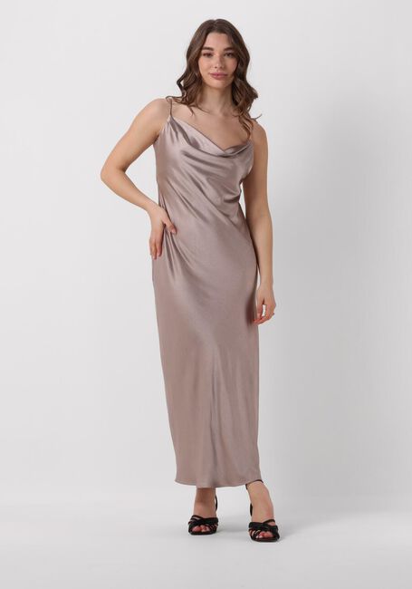 Taupe NOTRE-V Maxikleid SATIN STRAP DRESS - large