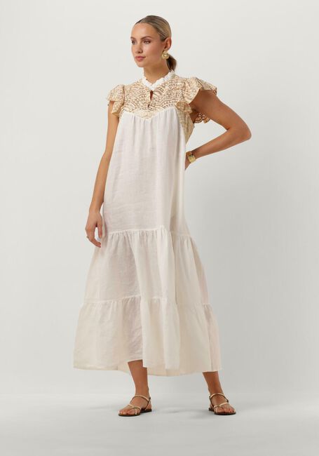 Weiße GREEK ARCHAIC KORI Maxikleid 230089 - large