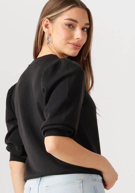 Schwarze SELECTED FEMME T-shirt SLFTENNY 3/4 SWEAT TOP - large