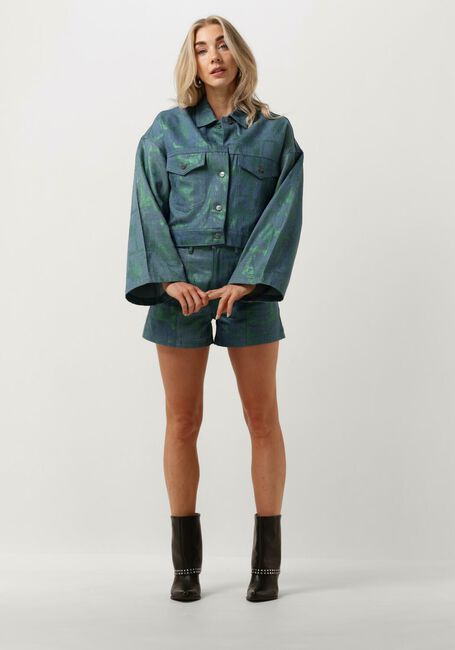 Grüne REFINED DEPARTMENT Jeansjacke PIP - large
