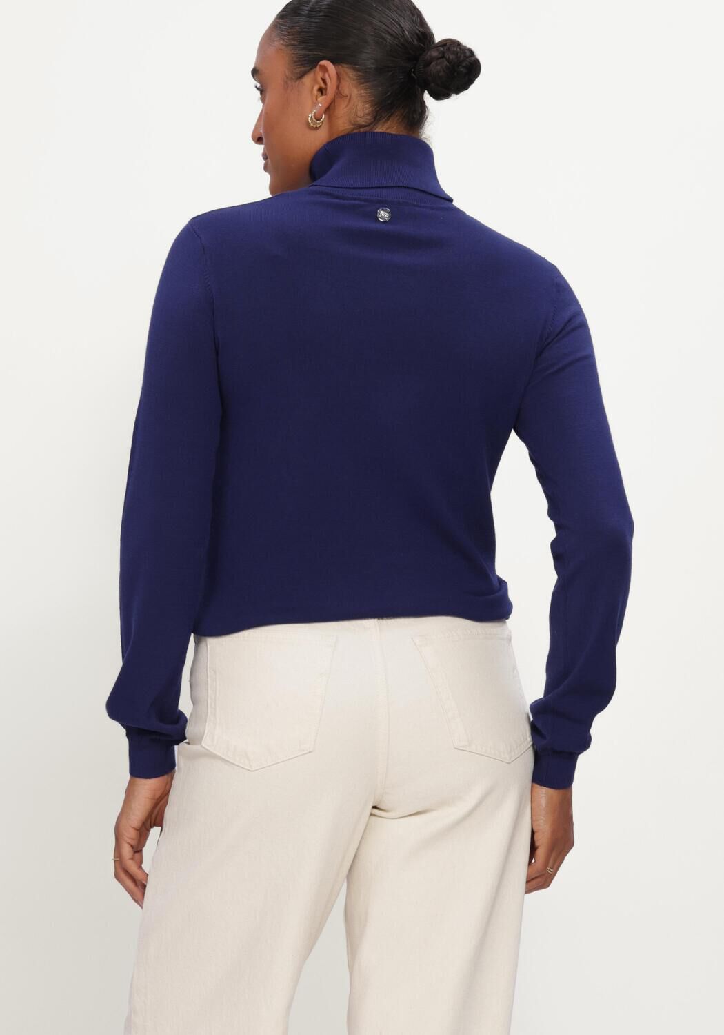 Dunkelblau SILVIAN HEACH Rollkragenpullover SWEATER TURTLENECK RECIK - large